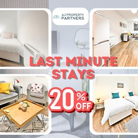 Premium Offer L Last-Minute Escape L Aj Properties L High Street Cheltenham L Parking L Ideal For Short Or Long Stays - Town Centre Apartment, 4 Beds, 1 Bathroom Zewnętrze zdjęcie
